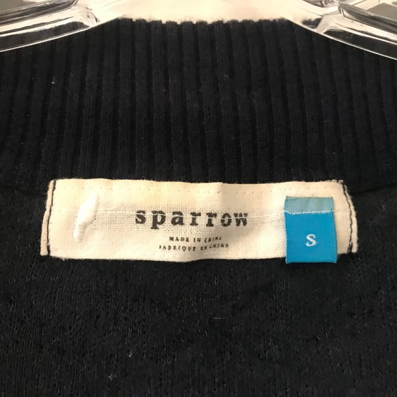 Sparrow | Navy Dimpled Cardigan - Picture 8 of 12